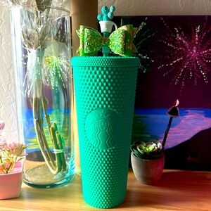 Brand New Starbucks 2022 Mexico Green Studded Venti Tumbler